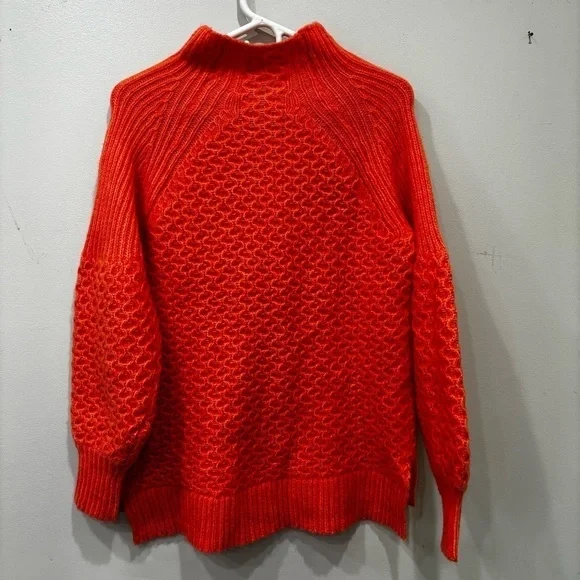 Anthropologie Bia Mock Neck Tunic Alpaca Blend  Sweater Women’s Size Small - Picture 12 of 16